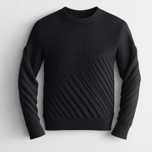 Apex Diagonal Sweater - Fancozy