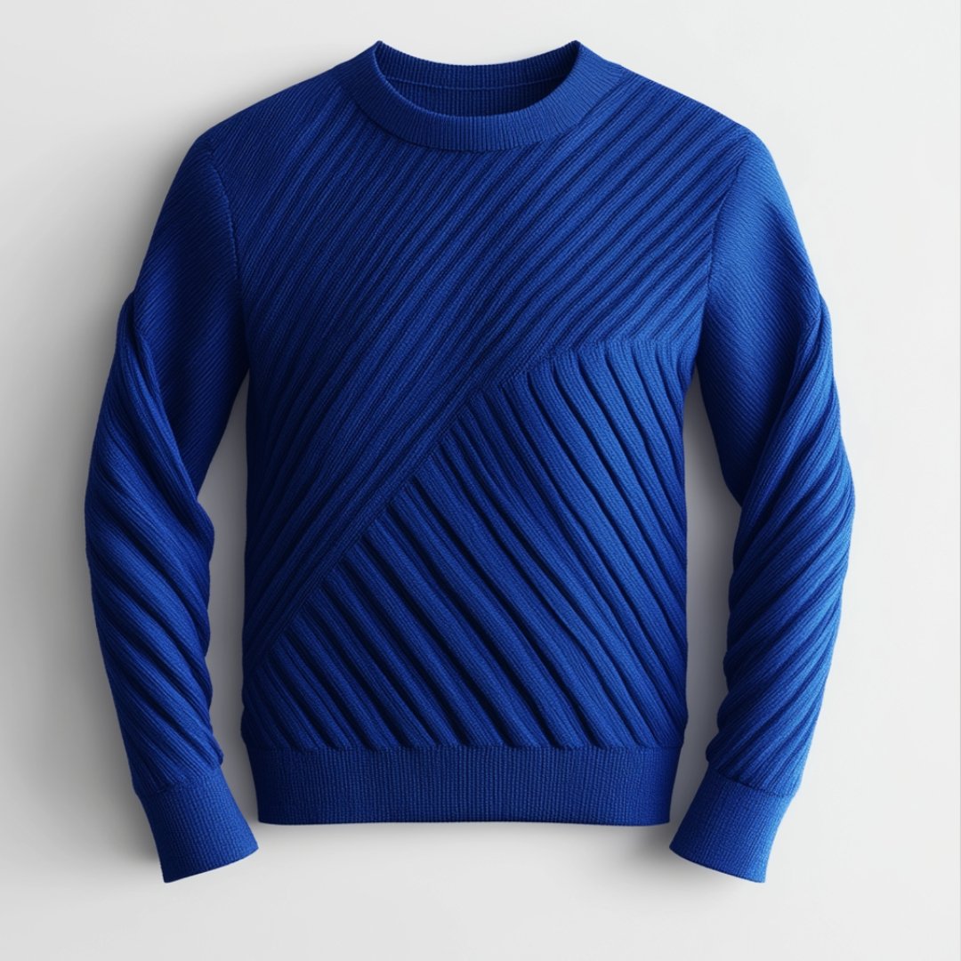 Apex Diagonal Sweater - Fancozy