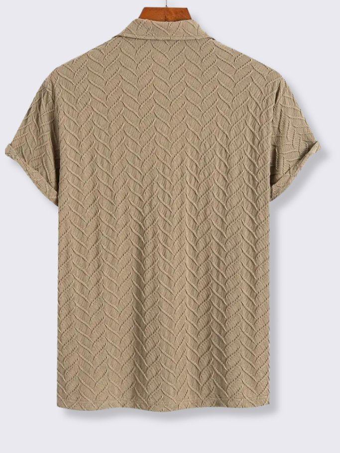 Leaf Weave Shirt - Fancozy