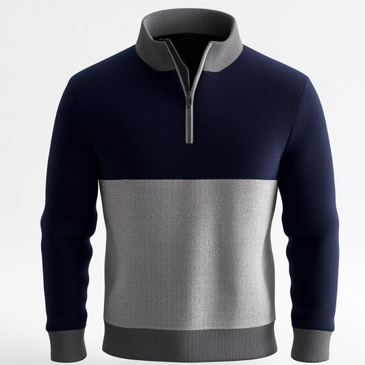 Pulse Half Zip Sweater - Fancozy