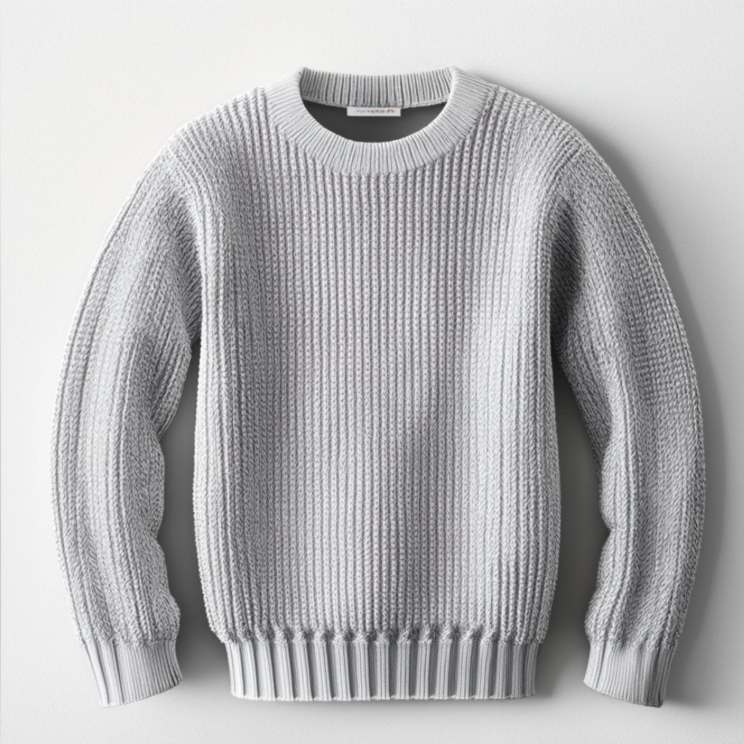 Summit Ribbed Sweater - Fancozy