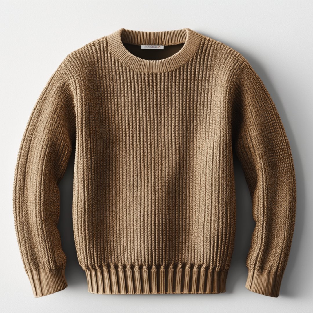 Summit Ribbed Sweater - Fancozy