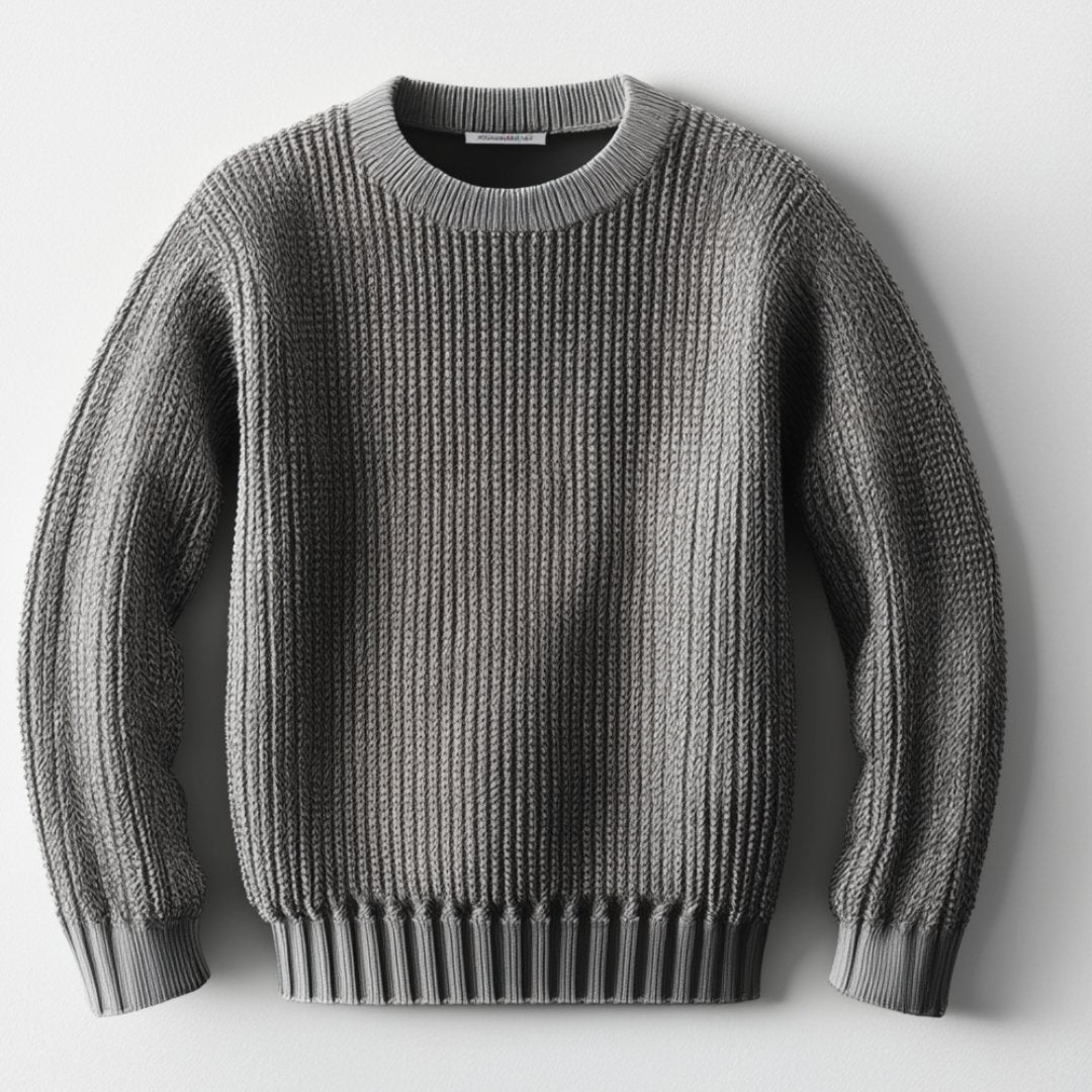 Summit Ribbed Sweater - Fancozy