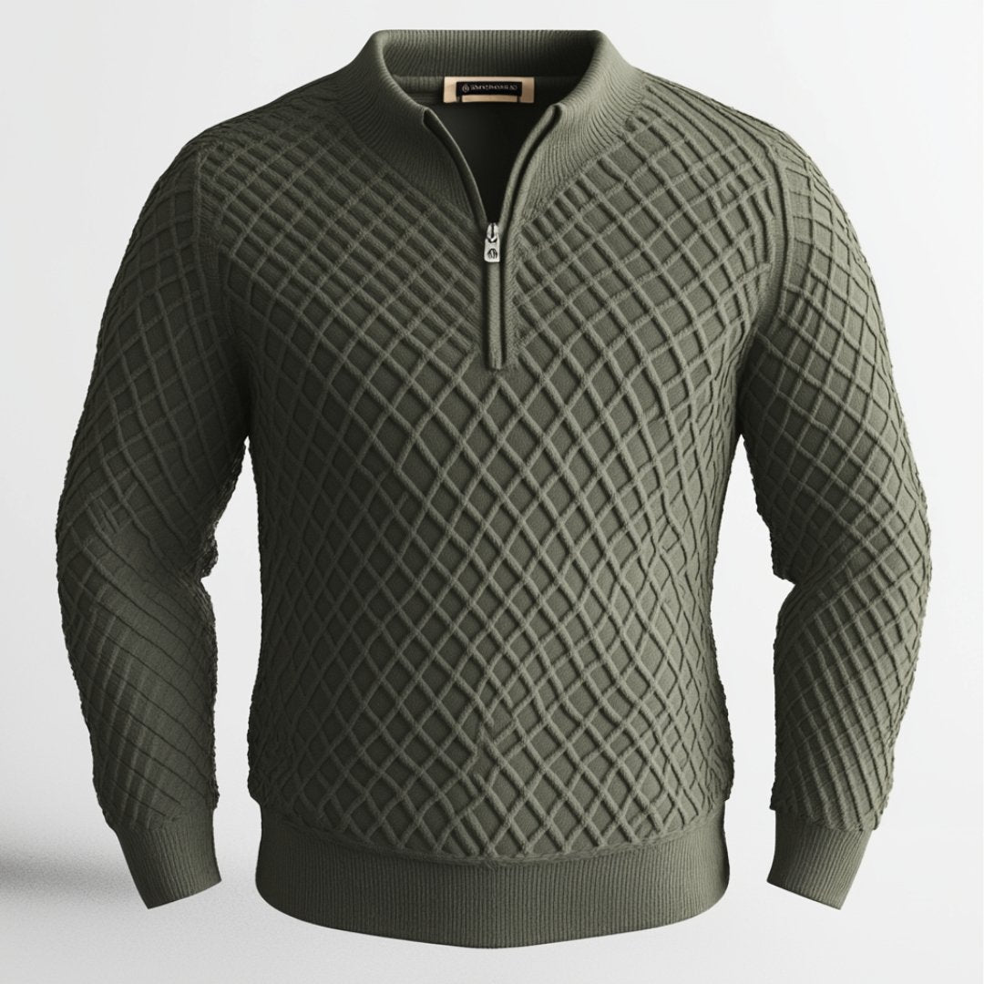 Titan Quilted Pullover - Fancozy