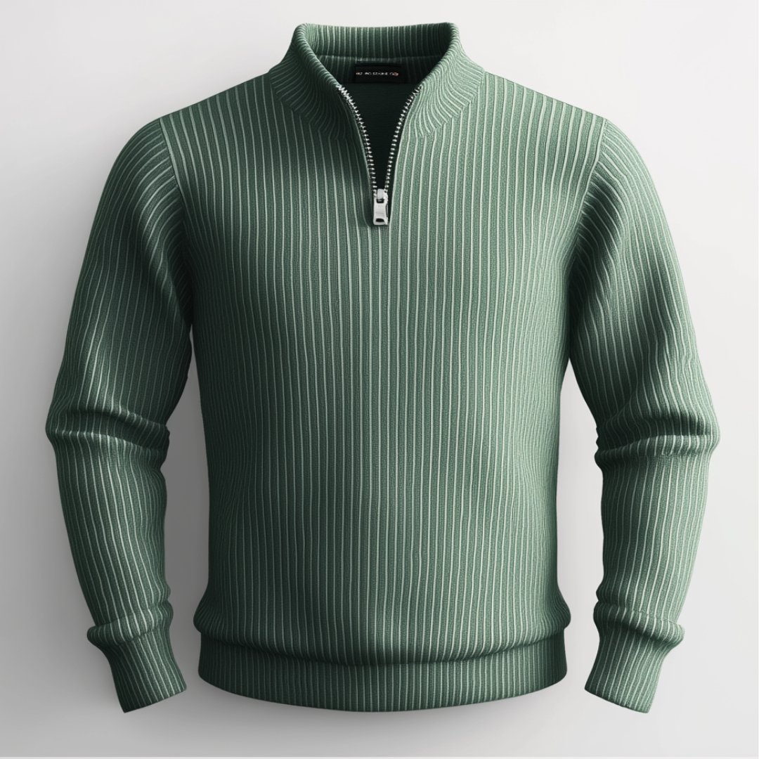 Vanguard Ribbed Sweater - Fancozy