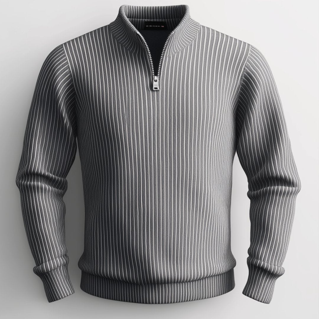 Vanguard Ribbed Sweater - Fancozy